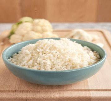 bowl of cauliflower rice