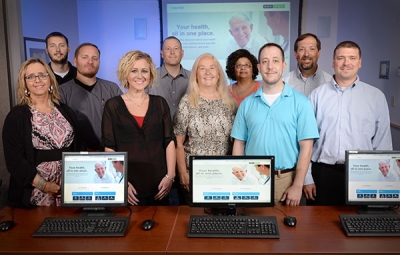 group of people in front of computers