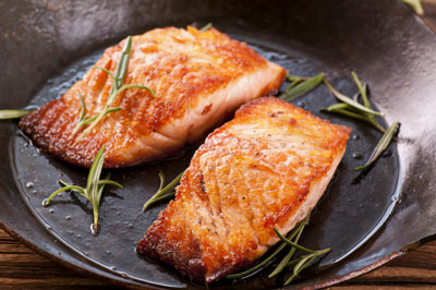 cooked salmon 