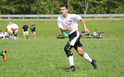 zack playing soccer